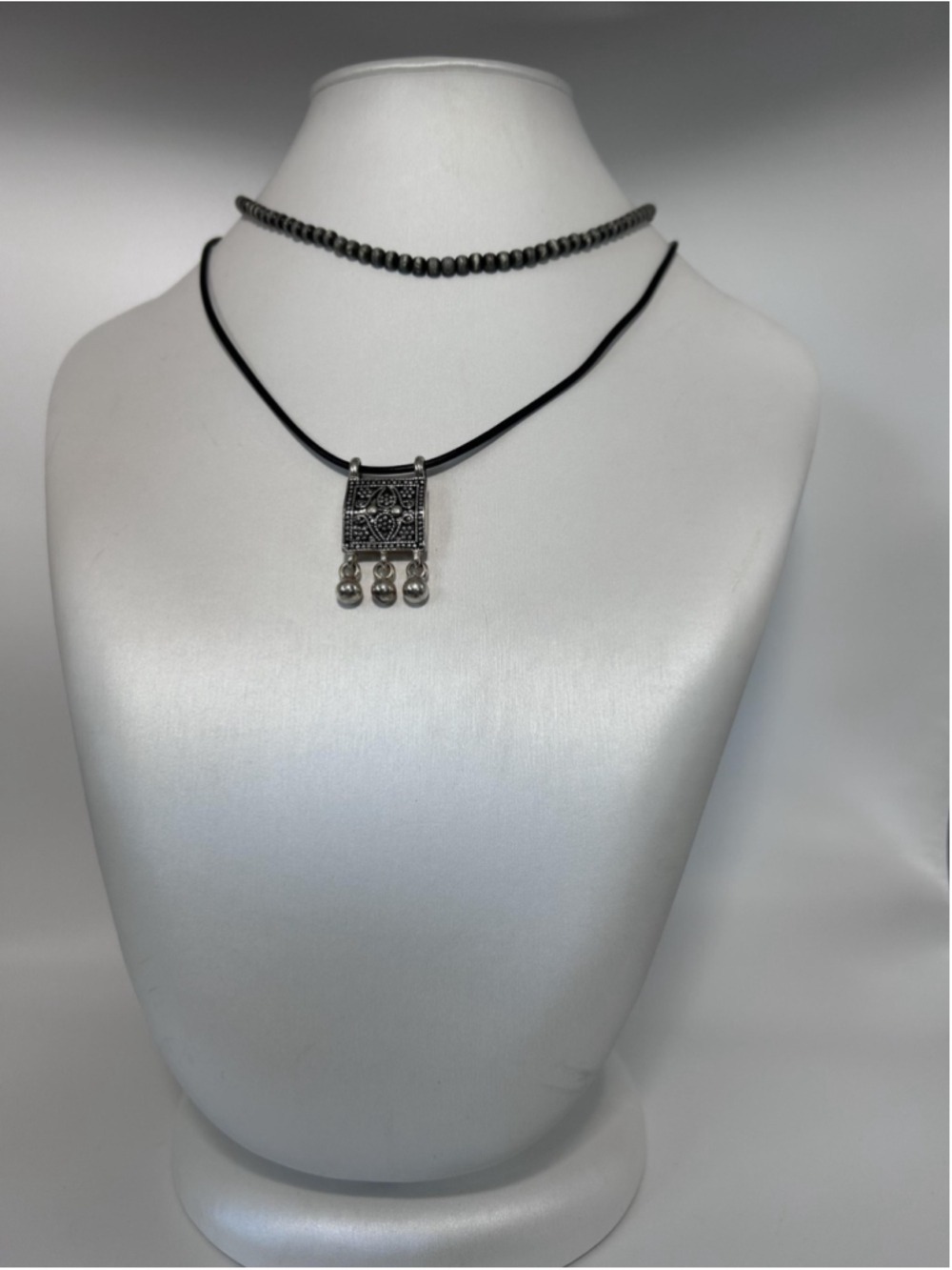 West & Co Silver Tone Boho Pendant Necklace Southwestern Western Jewelry